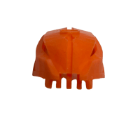 Image 3 of Bionicle Rahkshi Head (Resin-printed, Orange)