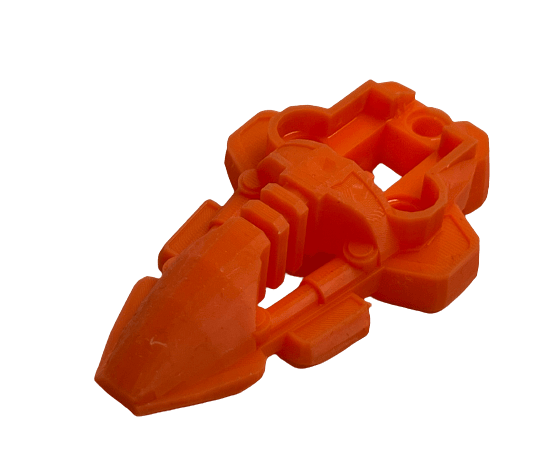Bionicle Rahkshi Foot Resin Printed Orange