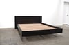 FLOATING BED WITH HEADBOARD