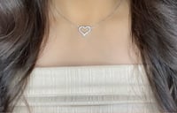 Image 1 of Heart Necklace 925 SS