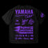 Rev Your Heart - Black and Purple T-Shirt Image 3