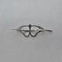 Sterling Silver Monarch Butterfly Shawl Pin Brooch Image 3