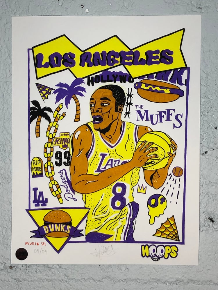 Image de " Los Angeles Tribute " print d'art limié à 4 copies