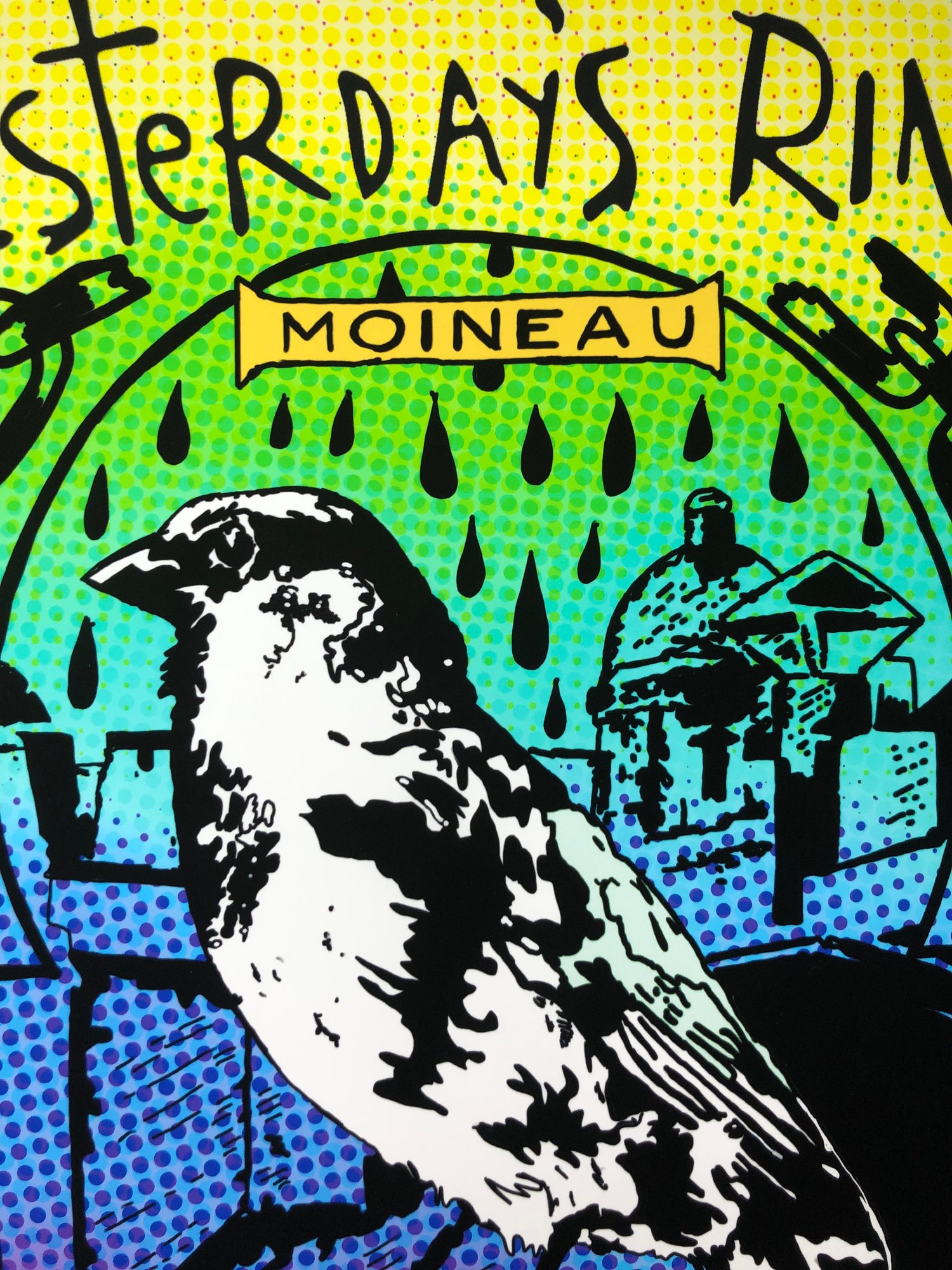 Image of Yesterday's Ring " MOINEAU " Print d'art limité à 40 copies