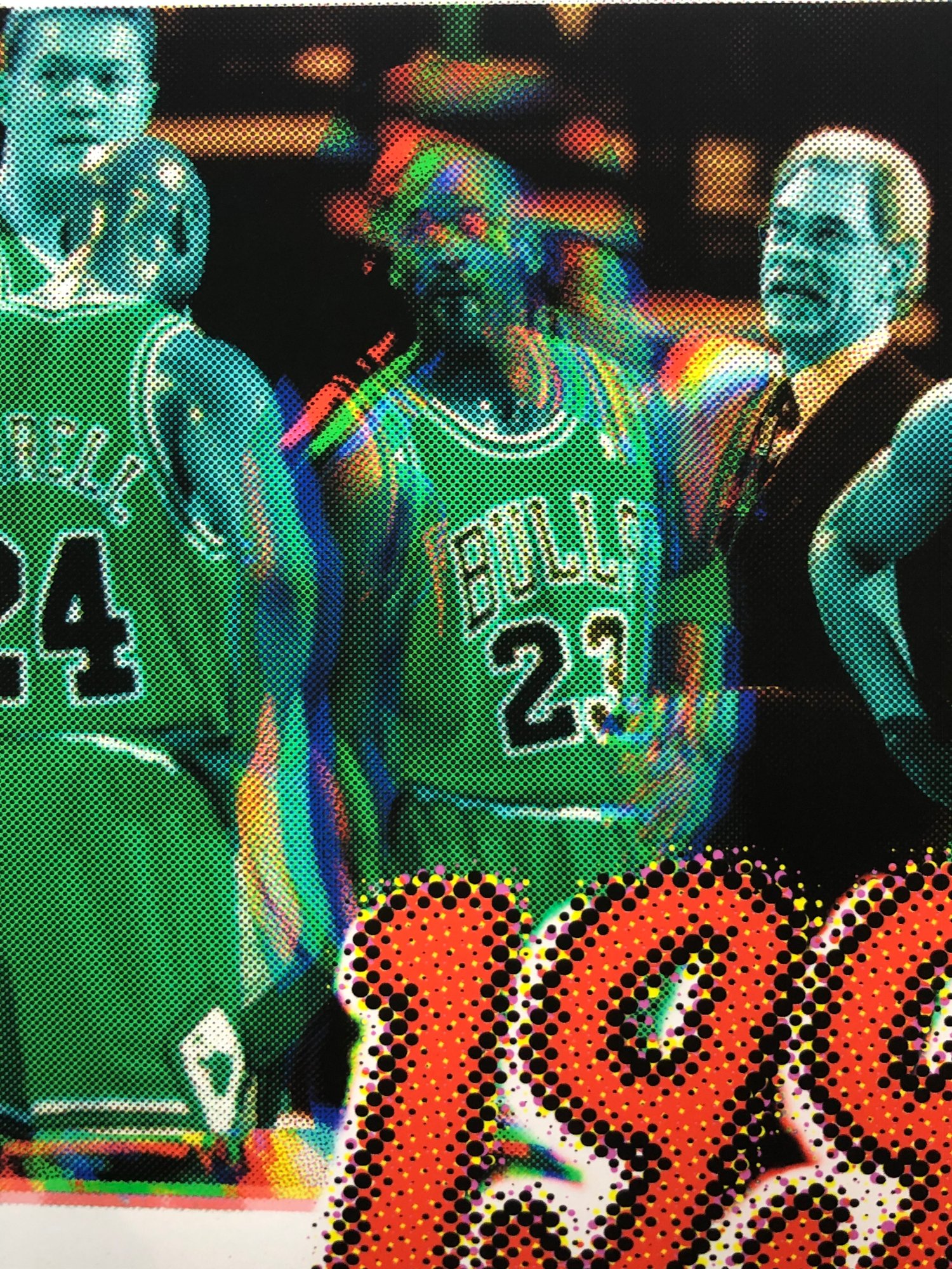Image of " Bulls de 1998 " Print d'art limité à 12 copies.