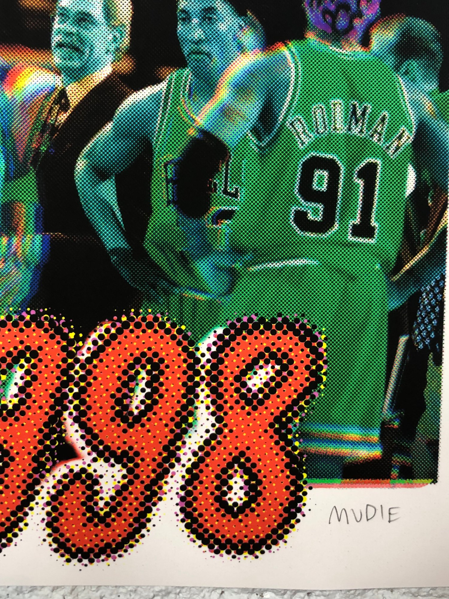 Image of " Bulls de 1998 " Print d'art limité à 12 copies.