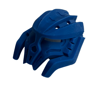 Image of Bionicle Kanohi Mask of Intangibility by KhingK (Resin-printed, Dark Blue): ULTRA HIGH QUALITY