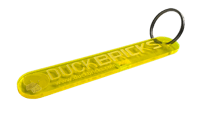 Image 1 of Trans-Yellow DuckBricks Keychain (Laser-Cut/Etched)