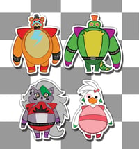 Image 1 of FNAF SB Chonky Stickers Water Resistant