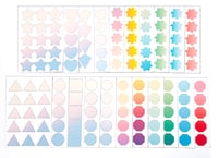 Image 1 of Basic Shapes Sticker Sheet Sets