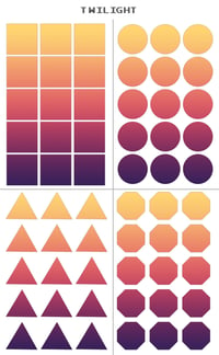 Image 5 of Basic Shapes Sticker Sheet Sets