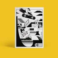 Image 1 of 'The Skatepark' limited edition Silkscreen  (just 1 Left)