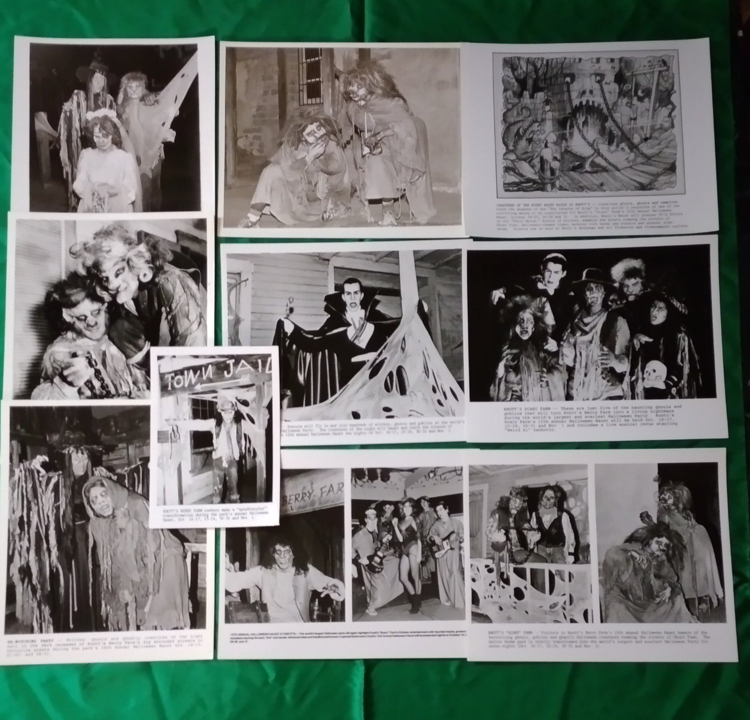 Image of SCARY FARM ARCHIVE original 1980s glossy media release photos