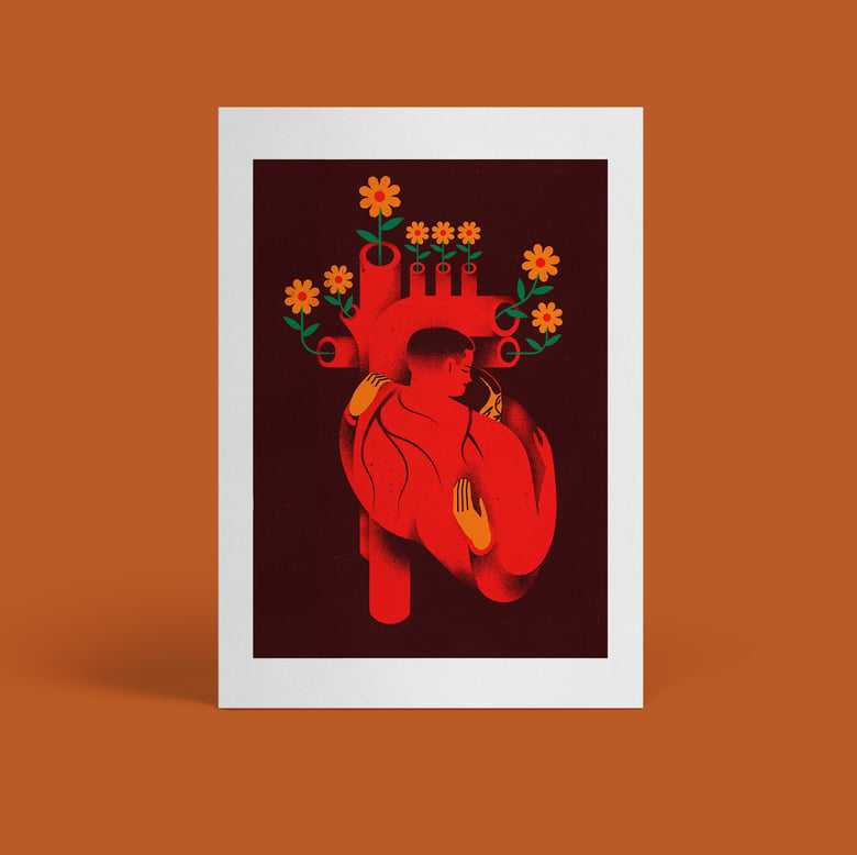 Image of 'Hug of Love' Poster  (A3+ /40 X 50 cm/ A2 / 50 x 70 cm )