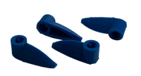 Image 1 of Bionicle Set of 4 Bohrok Eyes (Resin-printed, Dark Blue)