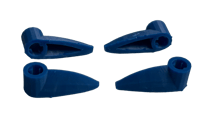 Image 3 of Bionicle Set of 4 Bohrok Eyes (Resin-printed, Dark Blue)