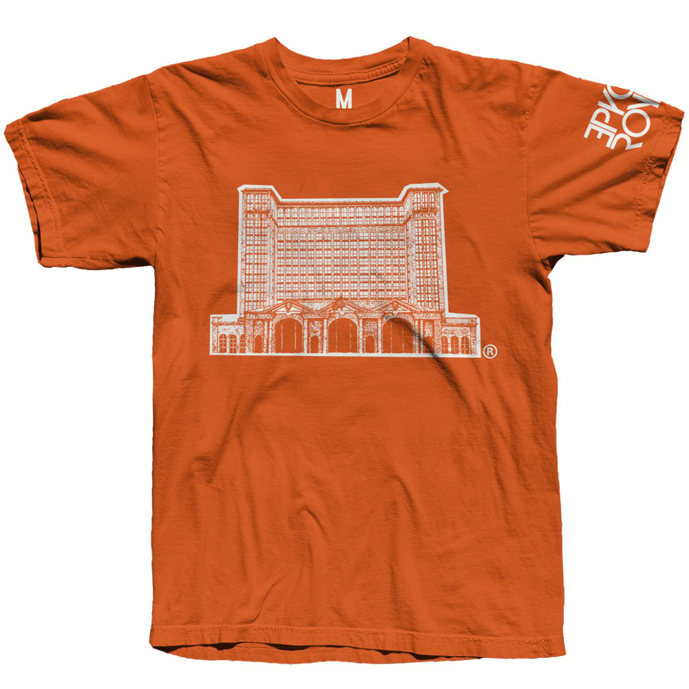 Image of Michigan Central Depot Tee - Dreamsicle