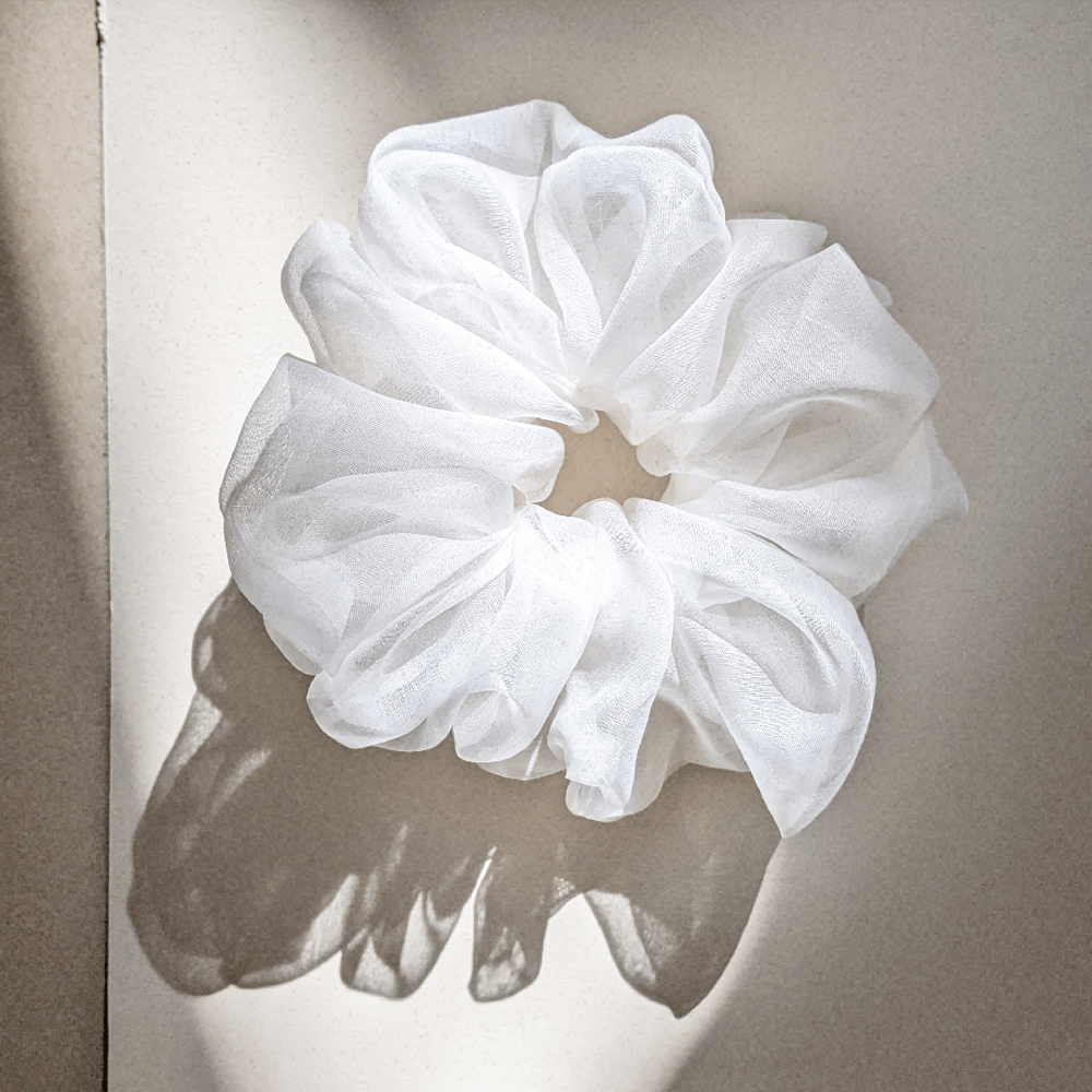 Image of Lily in White Silk Organza