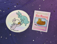 Image 1 of Easter Sea Bunny sticker pack