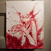 Cancer II (blood painting)