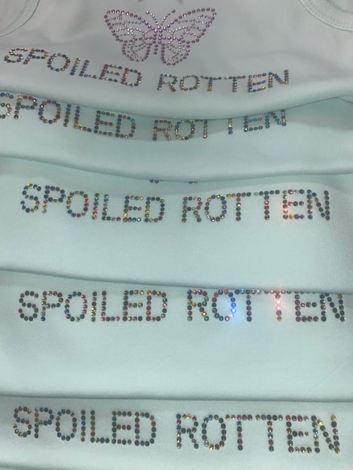 Image of "Spoiled Rotten" Turquoise Tank Top RESTOCK  