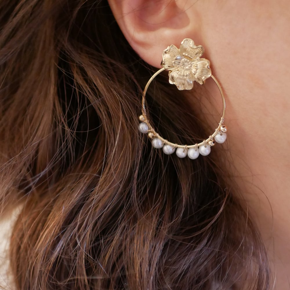 Image of Boucles d'Oreilles HANAKA