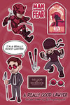 Daredevil sticker sheet