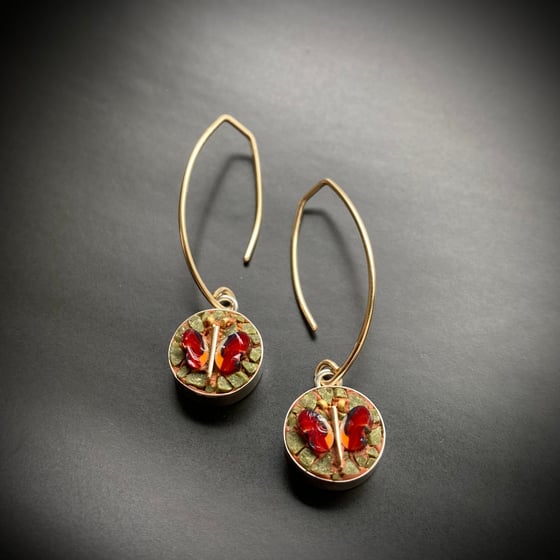 Image of Tiny Butterfly Earrings 