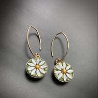 Image 1 of Daisy Earrings, Gold Centers