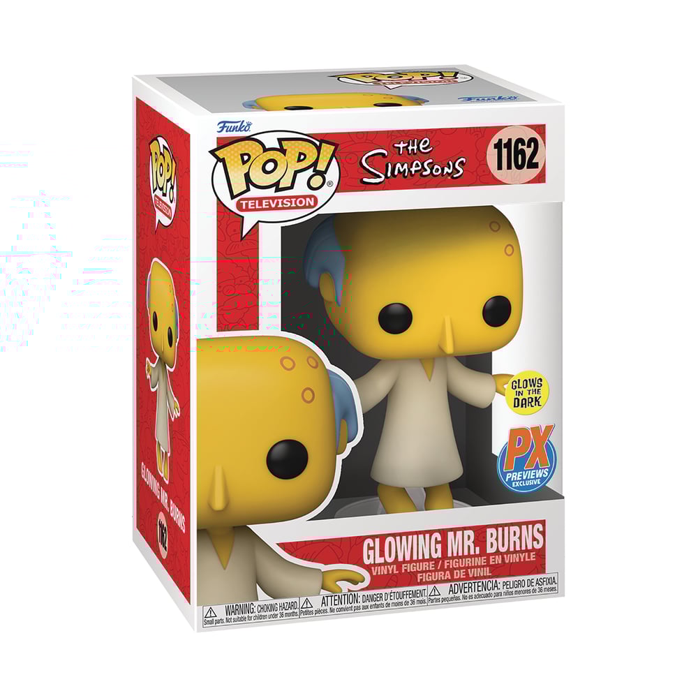 Funko Pop! Television: The Simpsons - Mr. Burns (Glowing) PX Previews Exclusive