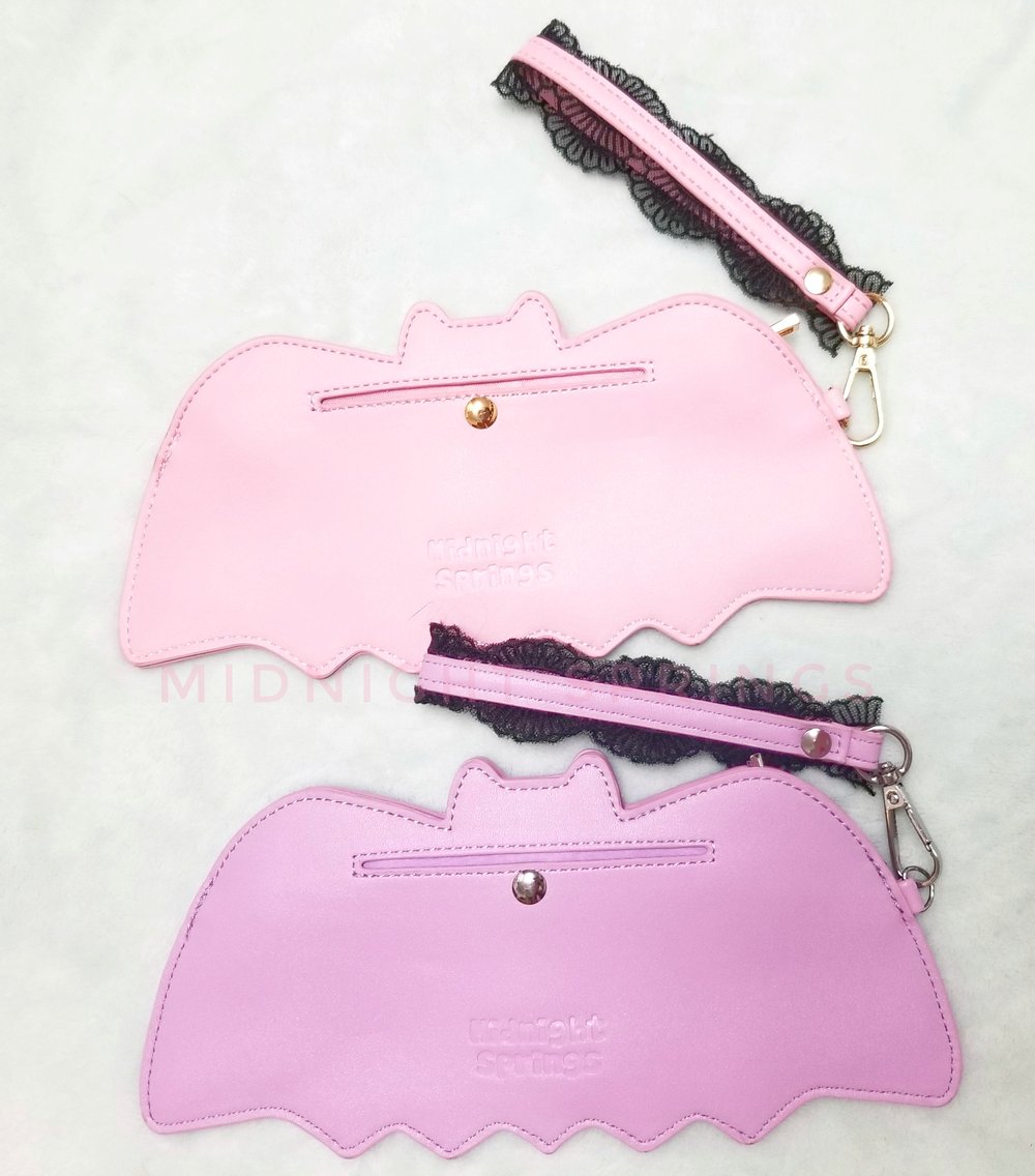 Image of PINK Batty wallets - LAST ONES