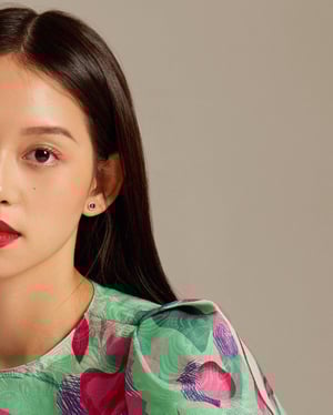 Image of Red Garnet rose cut silver stud earrings