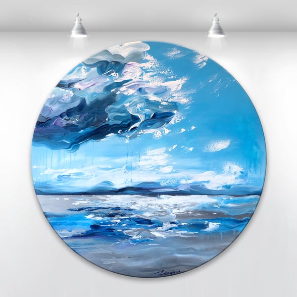 Image of Awhā pārūrū - 90x90cm