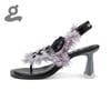 Lace-up leather sandals 'GF-1'