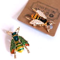 Bumblebee Enamel Brooch Pin