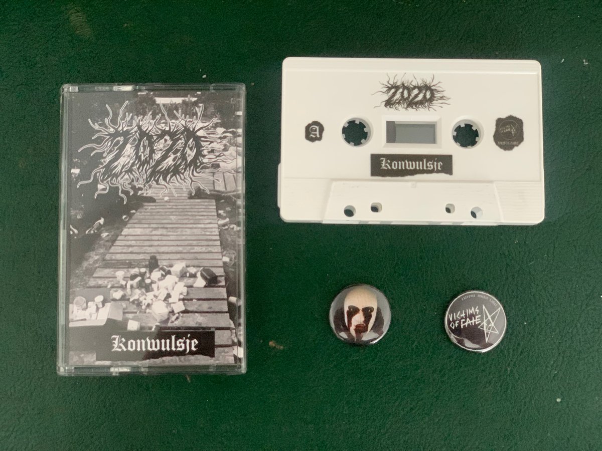 2020 - Konwulsje - Tape WHITE version (VoF010MC) | Victims of Fate