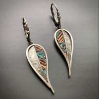Image 2 of Aztec Feather Earrings