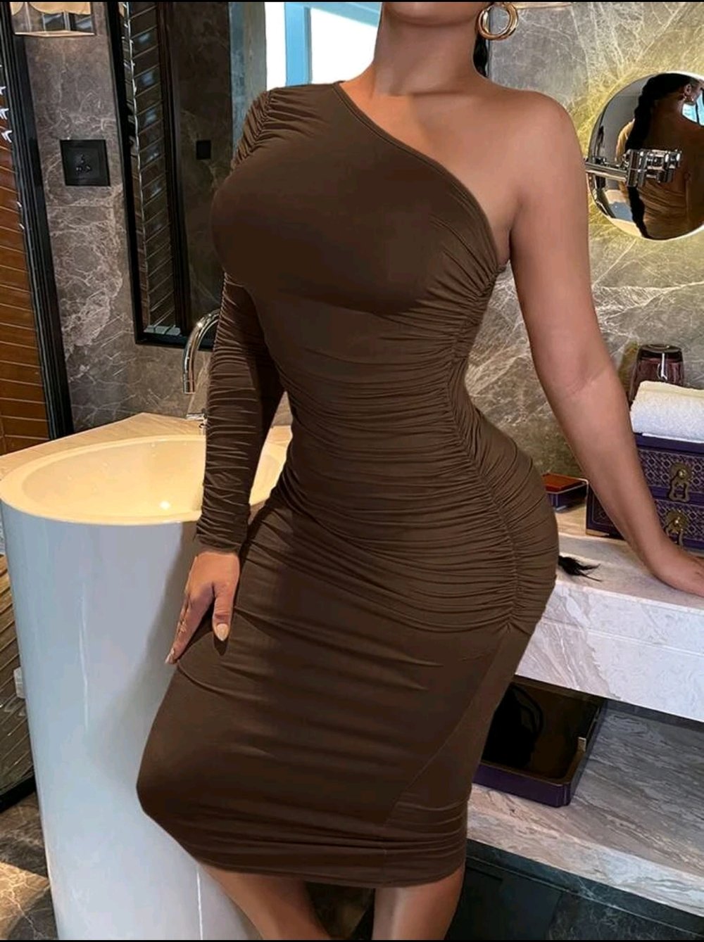 Chocolate dress