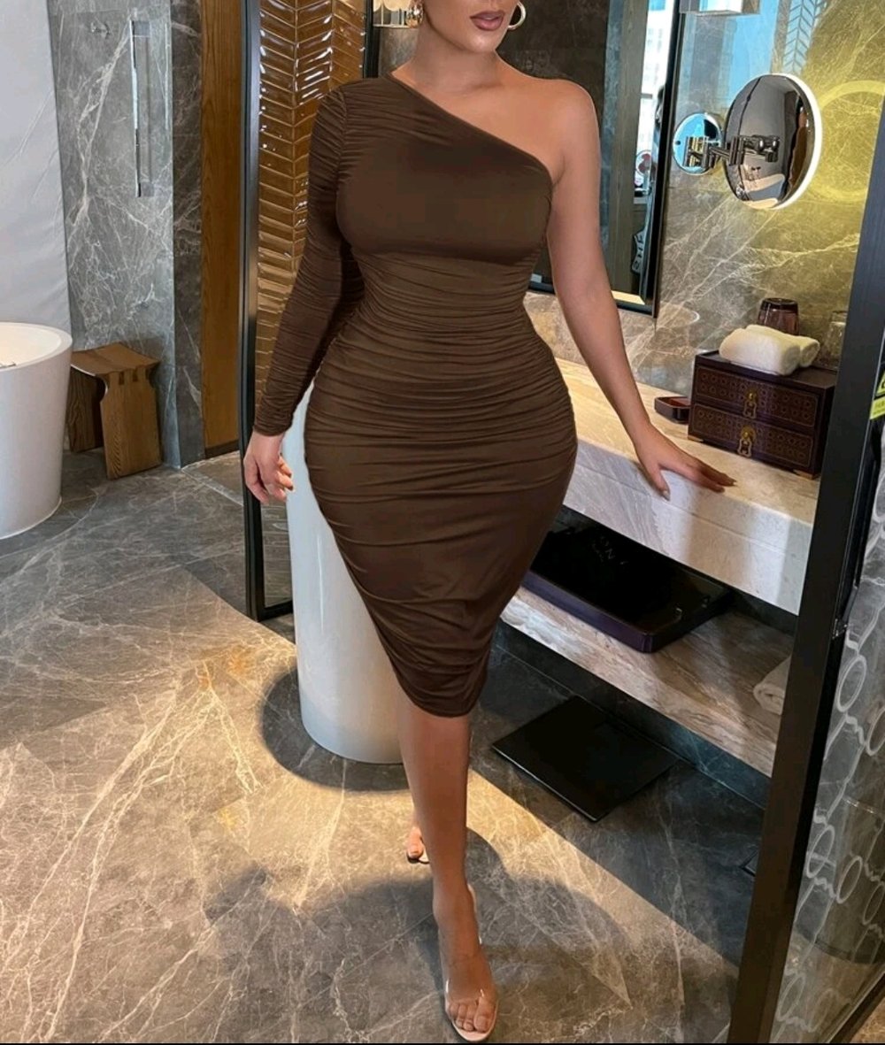 Chocolate dress