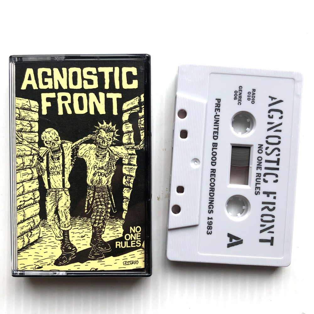 Image of Agnostic Front -No One Rules Cassette Tape