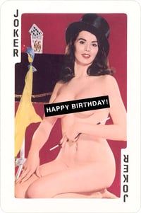 Happy Birthday Joker Card