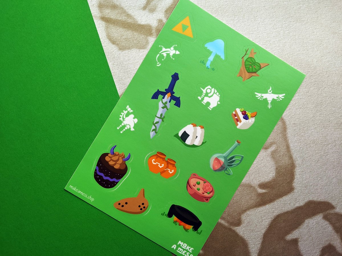 Image of A Lovely Day in Hyrule Sticker Sheet