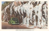 Image 1 of Ice Rock Wilkesboro, NC Postcard