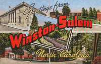 Image 1 of Greetings from Winston-Salem, NC 