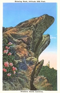 Image 1 of Blowing Rock, NC Postcard