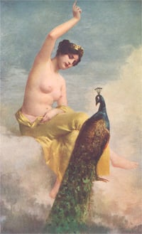 Image 2 of Juno and Peacock Vintage Art Print