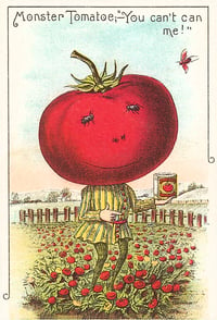 Image 1 of Monster Tomato Postcard