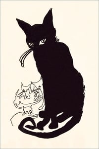 Image 1 of Black Cat Postcard