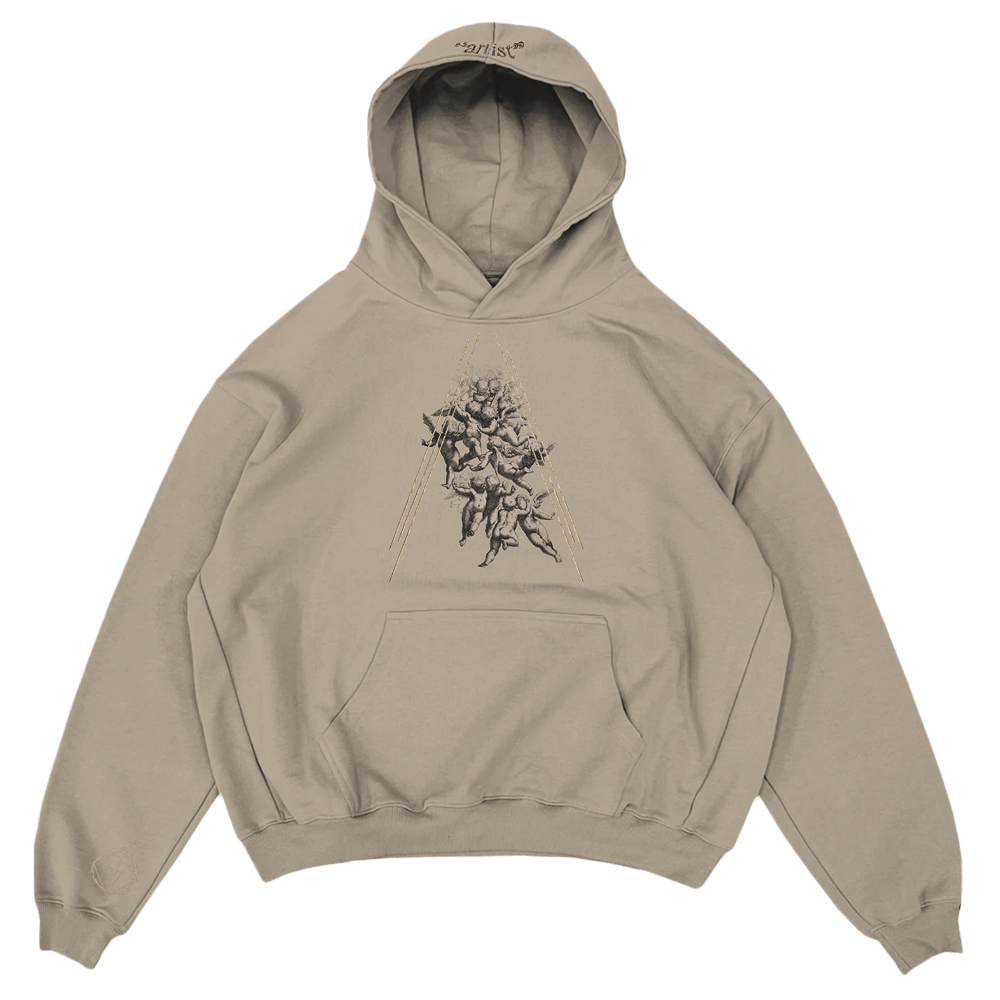 Image of Beige Perfect Angels Hoodie 