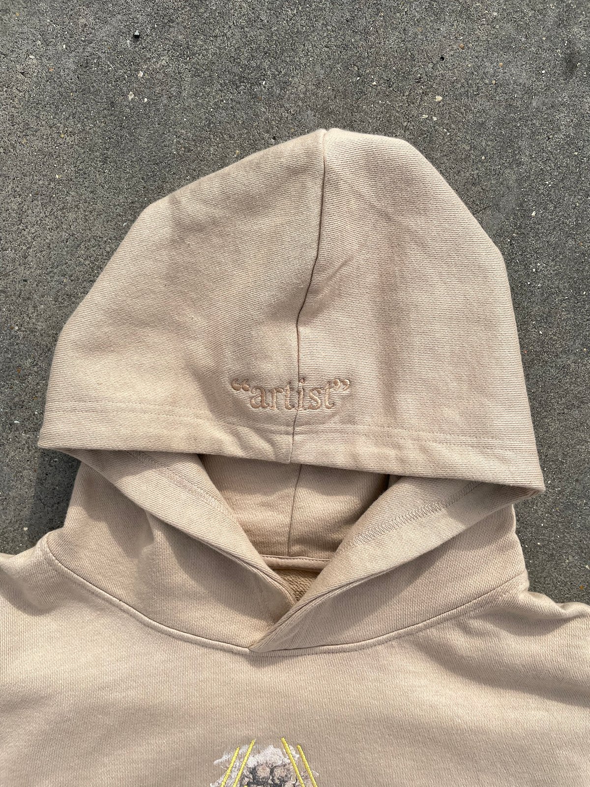 Image of Beige Perfect Angels Hoodie 